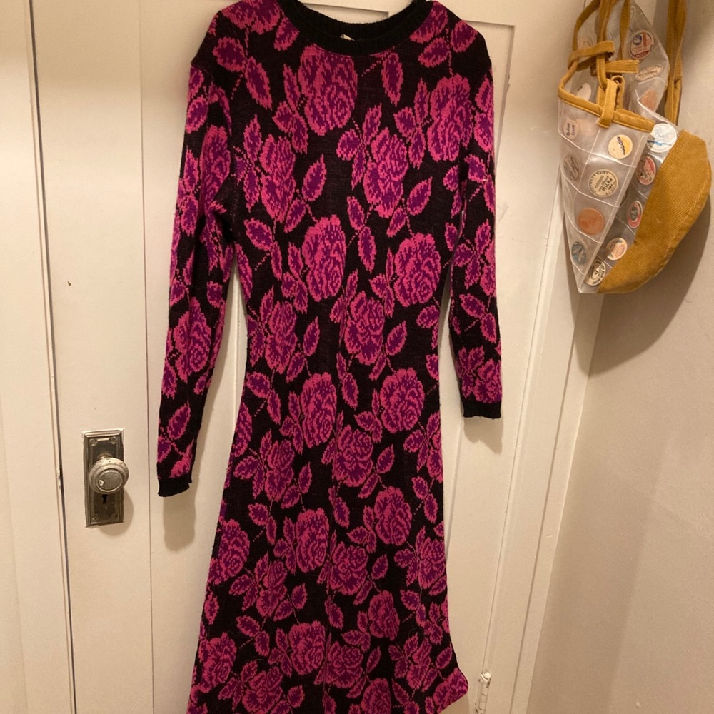 Vintage punk label betsey johnson maxi knit
